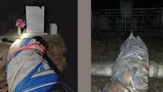 Откритото посред нощ на гробищата в Гълъбово, шокира всички СНИМКИ