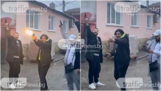 Пловдивски "талибани" стрелят с пистолети на метри от деца ВИДЕО