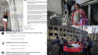 Скандални СНИМКИ разкриват как манекенка играе ролята на жертва на руската атака по родилния дом в Мариупол