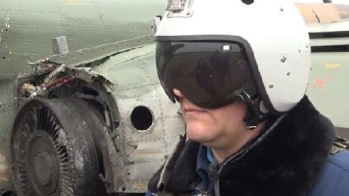 Руски Су-25 бе ударен от ракета, но успя да се върне в базата си ВИДЕО