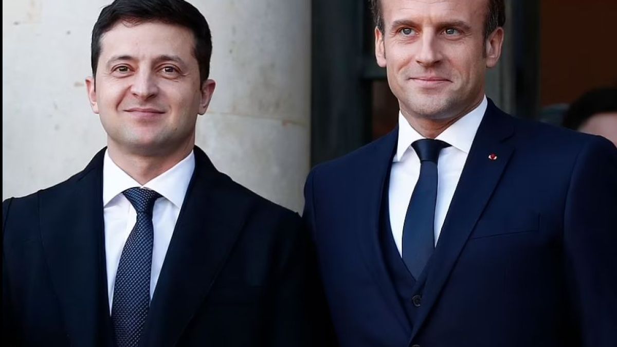 Daily Mail: Видяхте ли Макрон как се накипри като Зеленски?! СНИМКИ