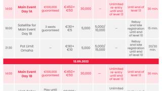 Запазете 11-15 май в календара си, защото Платинум Казино Пловдив Ви кани на покер събитието на пролетта с €100,000 GTD - Smart Poker tour!