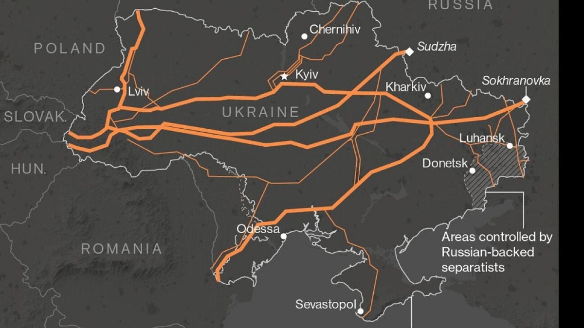 Ще страда ли Европа след тази притеснителна газова новина от Украйна КАРТА