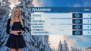 Хубавата Натали пак плени с визия, докато казва прогнозата за времето СНИМКИ 