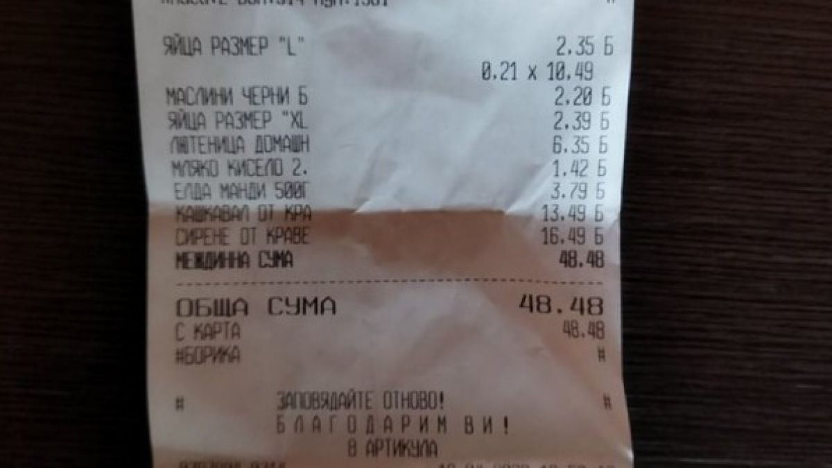Млад лекар показа какво е напазарувал за 48 лв и 48 ст и взриви мрежата СНИМКА