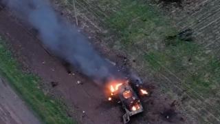 ВИДЕО от войната: Украинските части унищожиха руска военна техника 