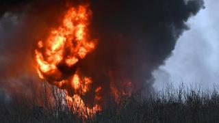 Край Белгород гори склад с боеприпаси на 40 км от украинската граница ВИДЕО