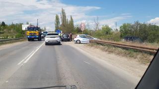 Голяма верижна катастрофа на Околовръстното в София! СНИМКИ