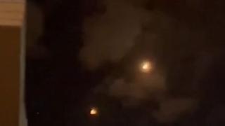 Първо ВИДЕО от експлозиите в Белгородска област, а в небето... ВИДЕО