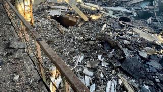 Украинската ПВО свали руска ракета в Запорожието, нанесени са щети СНИМКА