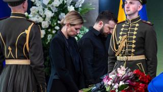 Зеленски и жена му за първи път заедно от началото на войната СНИМКИ