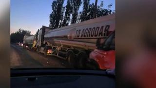 Огромна двойна катастрофа на "Дунав мост", движението е затворено