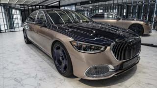 Mercedes-Maybach показа най-луксозната S-класа: Злато, кожа и шампанско СНИМКИ