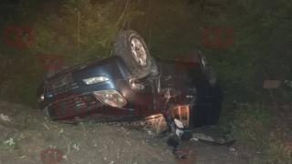 Бясна каскада с джип по късна доба в Бургас ВИДЕО