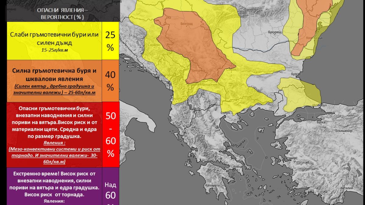 MeteoBalkans: Ето какво щуро време ни чака в следващите 7 дни