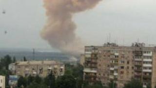 Ройтерс: Руски въздушен удар е улучил цистерна с азотна киселина в Северодонецк СНИМКИ 