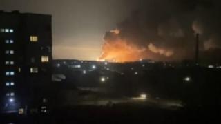 Мощни експлозии разтърсиха украинската столица Киев ВИДЕО 