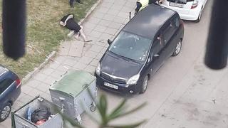 Зрелищен арест посред бял ден в столицата! Униформени проснаха на земята...ВИДЕО 