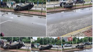 Брутална катастрофа в центъра на София СНИМКИ