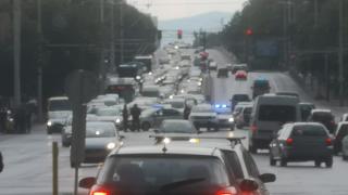 Страшно меле до "Орион" в София, летят патрулки СНИМКА 