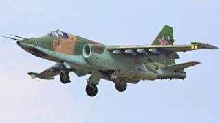 Руски изстребител Су-25 се разби до границата с Украйна ВИДЕО