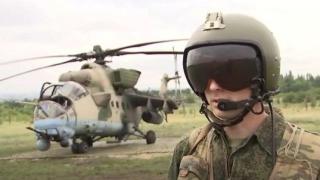 Руски пилот на Ми-35 показа зрелищно ВИДЕО от бойната си мисия в Украйна