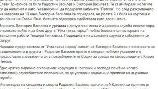 Скандални разкрития за напусналата ИТН Виктория Василева, депутати разказват, че тя...
