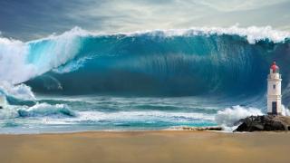 Учени със смразяващо предупреждение: Мегацунами може да унищожи света