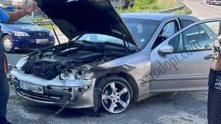 Шофьор направи голямо мазало на разклона за Черноочене СНИМКИ 