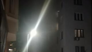 Огромен гейзер зейна в центъра на София през нощта ВИДЕО