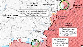 ISW и британското разузнаване с най-нови данни за бойните действия в Украйна КАРТИ
