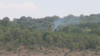 Потушен е пожарът в складовете за боеприпаси край Карнобат
