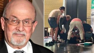 Гореща новина за клания в Ню Йорк Салман Рушди и палача му ВИДЕО