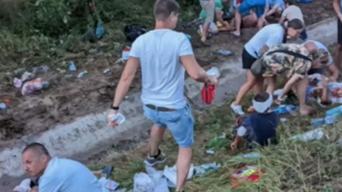 ВИДЕО 18+ от тежката катастрофа с автобус с деца на "Тракия", страшно е!