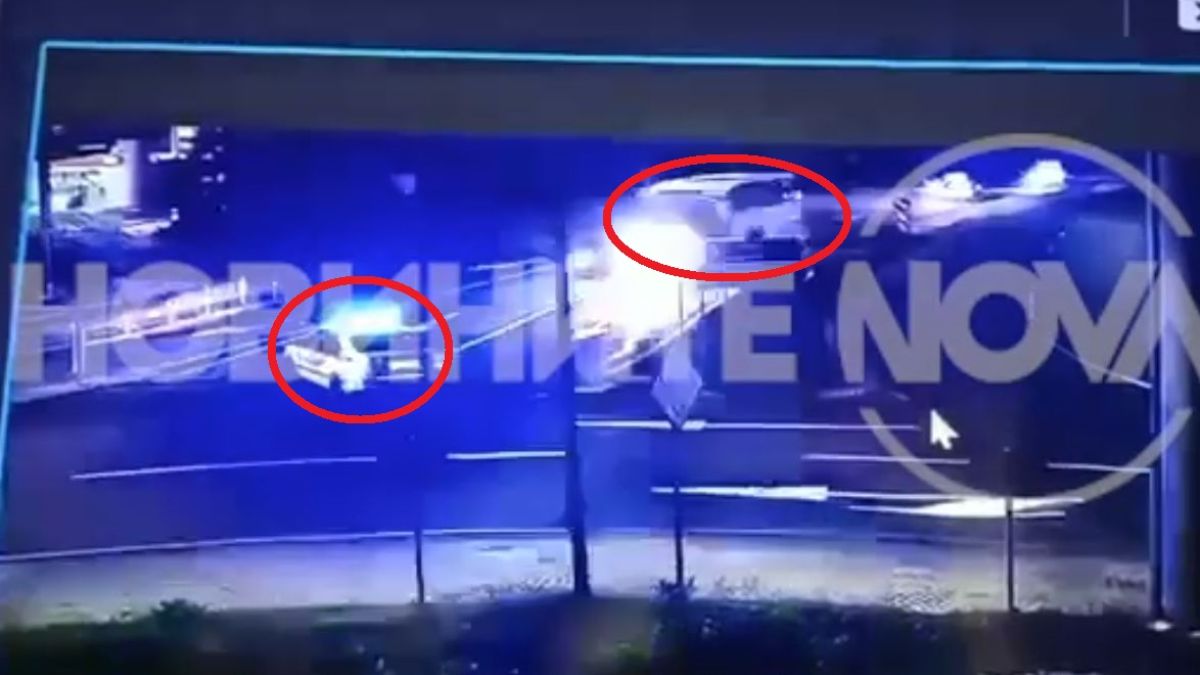 Ексклузивно! ВИДЕО показва момента на адския сблъсък в Бургас, убил двама полицаи 