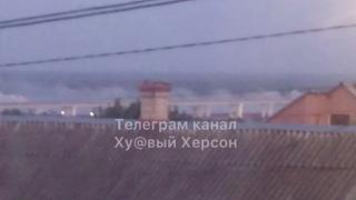ВИДЕО от войната: Експлозии разтърсват Херсон 