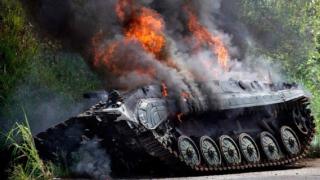 ВИДЕО от войната: Кадри от настъплението на ВСУ към Херсон