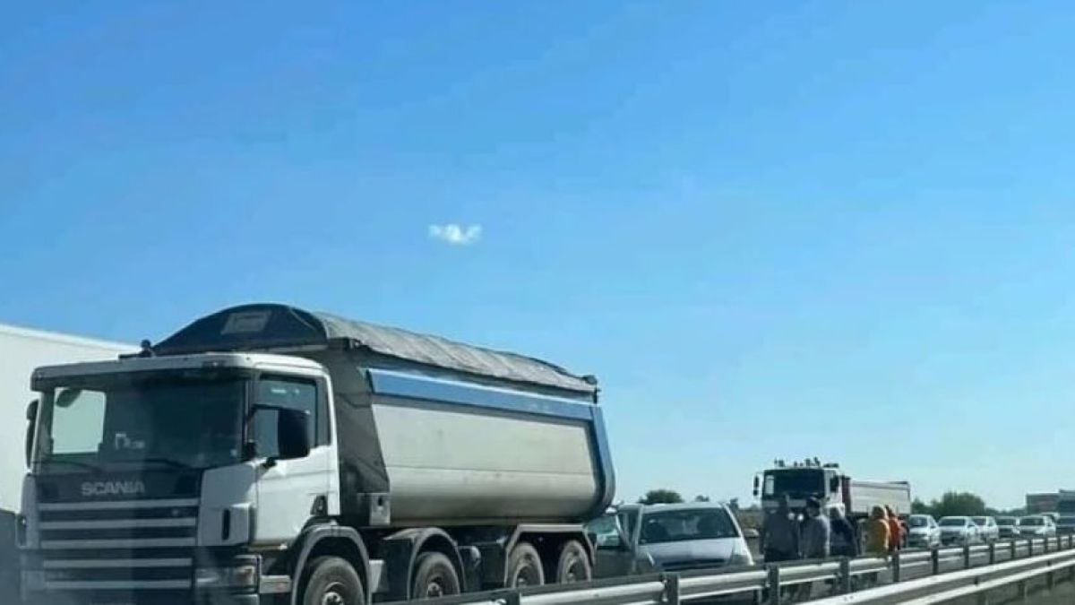 Ад на АМ "Тракия" край Пловдив СНИМКА