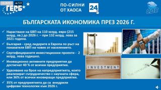 ГЕРБ: Увеличаваме БВП до 110 милиарда евро до 2026 година, ето как НА ЖИВО 