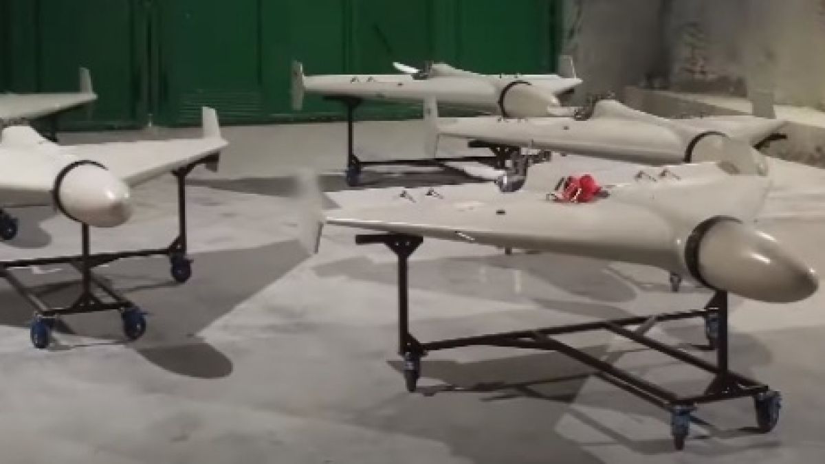 Най-новият руски дрон-камикадзе "Геран-2" унищожи САУ 2С3 "Акация" СНИМКИ
