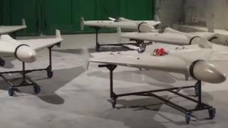 Най-новият руски дрон-камикадзе "Геран-2" унищожи САУ 2С3 "Акация" СНИМКИ