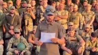 ВИДЕО от войната: Украински военни с протестно обръщение към Зеленски