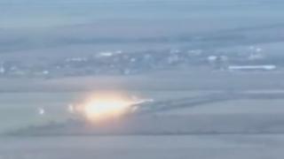 ВИДЕО от войната: Руските военни свалиха украински Су-24