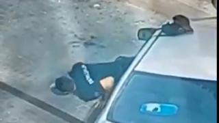 Полицай взриви мрежата, заснеха го да прави... ВИДЕО