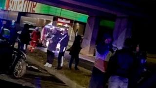 Ексклузивно ВИДЕО от свидетел на катастрофата с Поршето и кикотещата се полицайка 