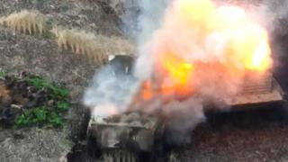 ВИДЕО от войната: Обречени руски бойци се отбраняват до последна капка кръв