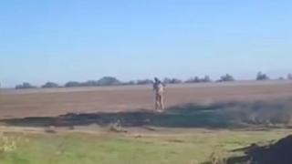 ВИДЕО от войната: Украински войник свали руска ракета с ПЗРК