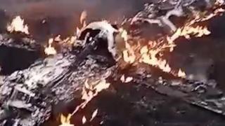 ВИДЕО от войната: Военен НЛО се разби в Ростовска област