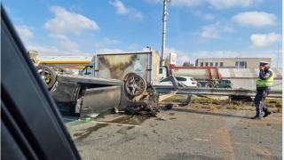 Извънредно в БЛИЦ! Невиждан ад на Околовръстното на София ВИДЕО
