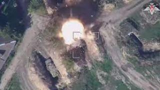 ВИДЕО от войната: Дронове-камикадзе "Ланцет" помляха опорен пункт на ВСУ